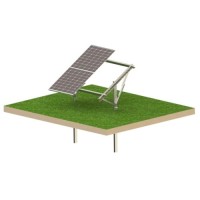 Kit solaire T1V Ultra Strong – structure photovoltaïque au sol pour 2 panneaux