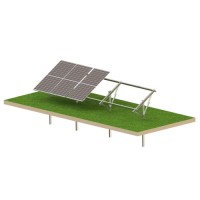 Kit solaire T1V Ultra Strong – structure PV au sol pour 6 panneaux