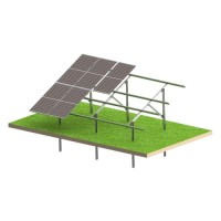 Kit solaire N2V Light - structure photovoltaïque au sol pour 12 panneaux
