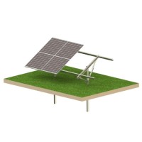 Kit solaire T1V Light – structure photovoltaïque au sol pour 4 panneaux