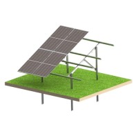 Kit Solaire N2V Light – structure photovoltaïque au sol pour 8 panneaux