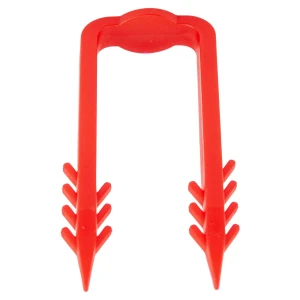 Clip de fixation a un doigt rouge 65mm 200 pcs