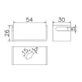 Boîtier de contrôle mural 150x150x100mm en plastique gris 000-173 (2)