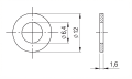 Rondelle M6 DIN 125 A2 140 HV 6.4 - 1000 pieces 000-078 (2)