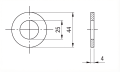 Rondelle M24 DIN 125 A2 140 HV 25 - 100 pièces 000-166 (2)
