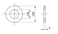 Rondelle M27 DIN 125 A2 140 HV 28 - 50 pièces 000-167 (2)