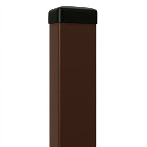 Poteau de clôture 60x40x1,2 mm, longueur 2,0 m brun, RAL 8017