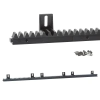 Crémaillère pour portails coulissants autoportants Plastique L1000X20 jusqu'à 800 kg