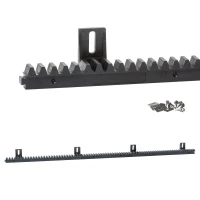 Crémaillère nylon pour portails coulissants L1000x18 mm jusqu'à 600 kg
