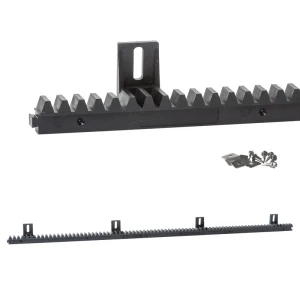 Crémaillère nylon pour portails coulissants L1000x18 mm jusqu'à 600 kg
