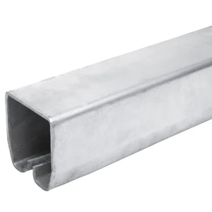 Rail pour portails suspendus 50x46x2,0 mm, longueur 2,9 m, galvanisé
