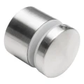 Fixation ponctuelle pour verre fi 50/30/M10x45, verre 8-21,52 mm, AISI 304, système plat, satiné 000-262 (1)