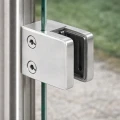 Support de verre 45x45x26 mm, verre 6-10,76 mm, AISI 304, système plat, satiné 000-260 (3)