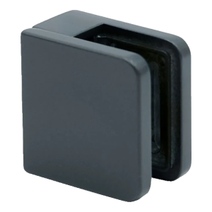 Support de verre 45x45x26 mm anthracite verre 6-10,76 mm zamak système plat peint