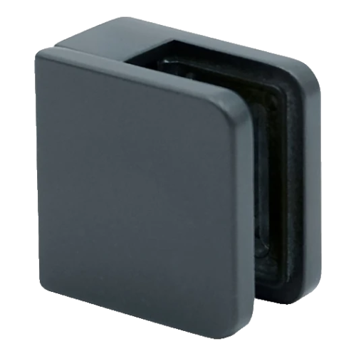Support de verre 45x45x26 mm anthracite verre 6-10,76 mm zamak système plat peint 000-269 (1)
