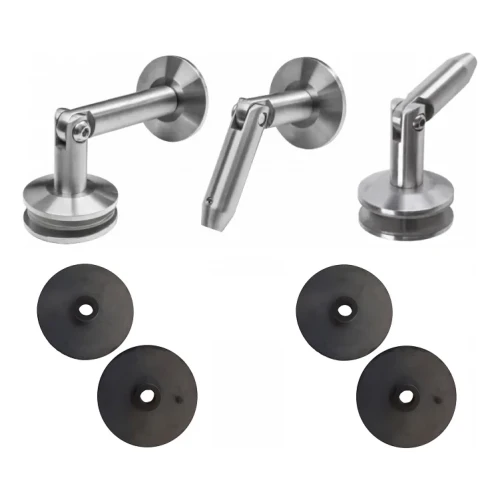 Système de verrières M12, 3 éléments, pour tirant fi 12mm, verre 8-17,52mm (aisi304, universel, satiné) (10) 000-285 (1)