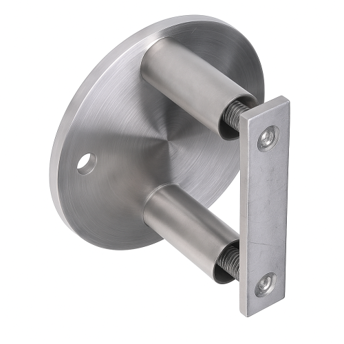 Fixation latérale de poteau fi 42,4 mm pour tube fi 100 mm AISI 304 satiné 000-299 (1)