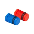 Bouchon de test d'étanchéité pour tubes 25/26 mm rouge. 000-101 (4)