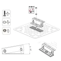 Support "Z" CWL toit plat 17x7x5cm PV-27-01 (5)