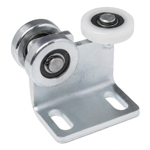 Chariot 3 galets pour portails suspendus pour profilé 60x60 2 galets acier 1 en plastique