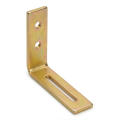 Équerre réglable KR 1 75x65x20x3,0 zinc galvanique doré 000-345 (1)