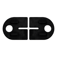 Joint en caoutchouc de serrage 8mm pour supports 63D2, 90D5, 18D5