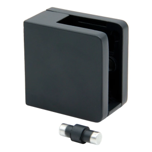 Support de verre 45x45x26 mm pour surface plane avec console anthracite