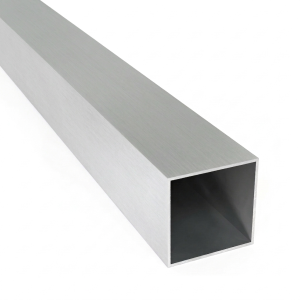Profilé aluminium carré 40x40x2 mm longueur 6 m PA38 EN AW-6060 T66