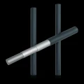 Panneaux de clôture 3D 1230x2500 mm fil 4 mm 51 fils graphite RAL 7016 (50 pcs) 000-486 (4)