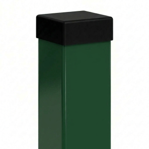 Poteau de clôture 100x100x3 mm, longueur 2,2 m, vert RAL 6005