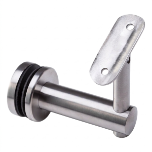 Fixation de main courante pour verre 10,76-25,52mm Ø 50mm AISI304 système 42,4 satiné