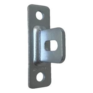 Connecteur de panneau de clôture à visser H80 noir semi-mat RAL 9005