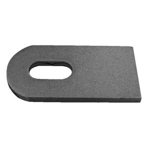 Raccord en acier L120 pour charnière de portail M18 – ouverture 180°