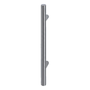 PSG poignée de porte monoface ronde 500 mm acier inoxydable AISI 304 satiné