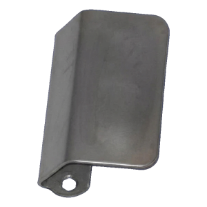 Poignée universelle en acier inoxydable sans écusson 122×165 mm