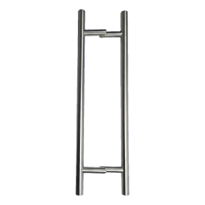 Poignée de tirage de porte double face ronde ø32 × 1000 mm acier inoxydable AISI 304 satiné