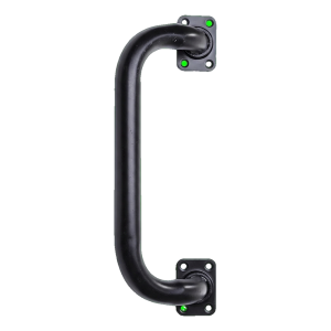 PSG poignée de portail en acier noire 300 mm – pour portails et portillons