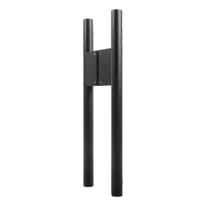 PSG Poignée de porte double face ronde noir mat 30×500 mm AISI 304