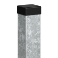 Poteau de clôture 80x80x2 mm, longueur 2,4 ml, galvanisé 000-489 (1)