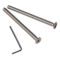 PINOX poignée de porte double face ronde noire Ø 32 x 1400 mm AISI 304 000-747 (3)
