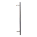 Poignée-tirant de porte unilatérale ronde 45° acier AISI 304 satiné 32×1000 mm 000-752 (1)