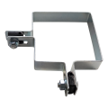Collier d'angle pour panneaux de clôture 100x100 mm galvanisé 000-773 (3)