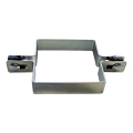 Collier intermédiaire pour panneaux de clôture 100x100 mm galvanisé 000-777 (2)