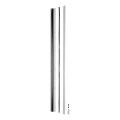 Kozza KB5000 – balcon français complet en aluminium H1100 mm, verre 16–17,52 mm, anodisation mate 000-851 (3)