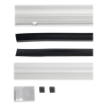 Kozza KB5000 – balcon français complet en aluminium H1100 mm, verre 16–17,52 mm, anodisation mate 000-851 (6)