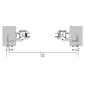 Kozza KB5000 – balcon français complet en aluminium H1100 mm, verre 16–17,52 mm, anodisation mate 000-851 (7)
