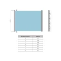 Kozza KB5000 – balcon français complet en aluminium H1100 mm, verre 16–17,52 mm, anodisation mate 000-851 (9)