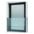 Kozza KB5000 – balcon français complet en aluminium H1100 mm, verre 16–17,52 mm, anodisation mate 000-851 (10)