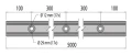 Kozza KE 100 – profilé en U pour balustrades tout verre 5000 mm gris foncé 000-862 (4)