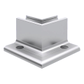 Kozza KE 105 – profilé en L d'angle intérieur 90° pour garde-corps tout verre, aluminium, anodisation mate 000-865 (1)